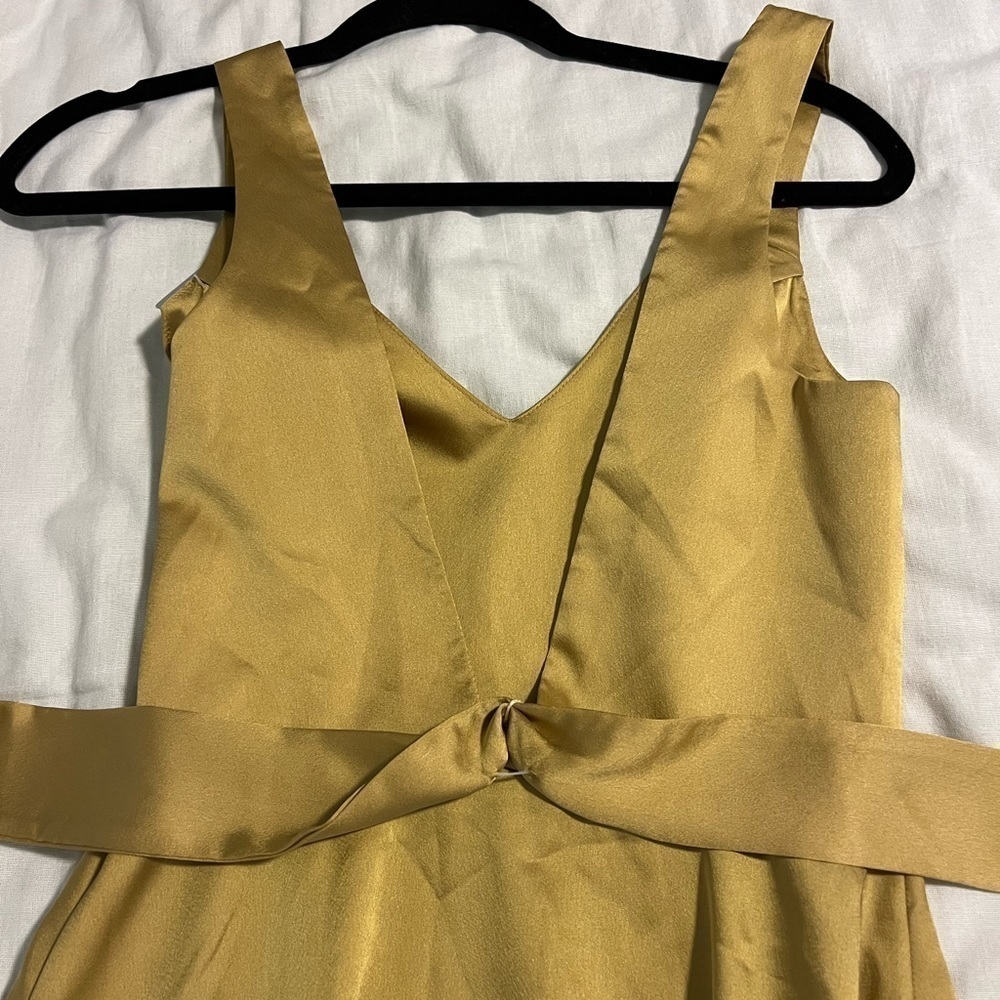 NWT Show Me Your Mumu Jenn Maxi Dress True Gold xs - Picture 4 of 6